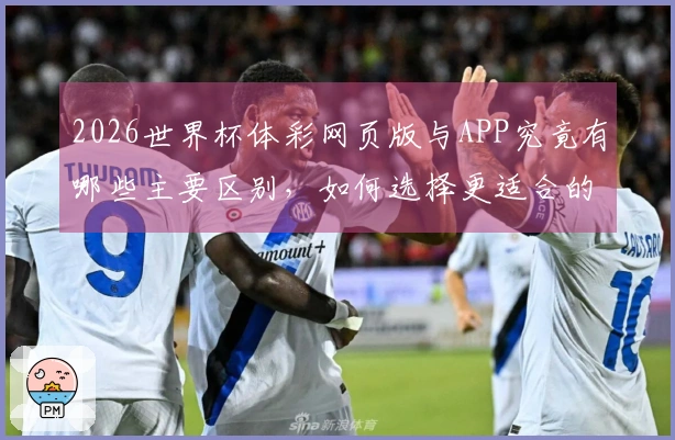2026世界杯体彩网页版与APP究竟有哪些主要区别，如何选择更适合的投注方式？